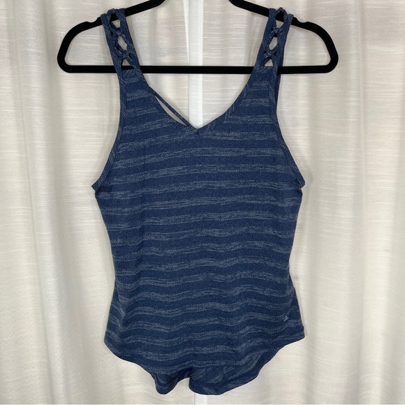 Prana blue striped serene tank nwt - Picture 1 of 7